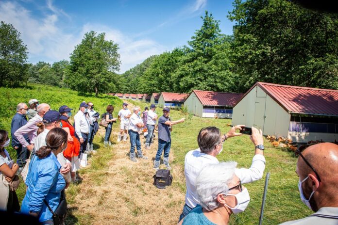 200 potenciales nuevos avicultores asistieron a la presentación y jornada de puertas abiertas organizada por la Cooperativa Maïsadour en la que detallarón su plan para subvencionar el 40% de los costes de la nueva granja avícola de carne, independientemente de que sea granja industrial de broilers